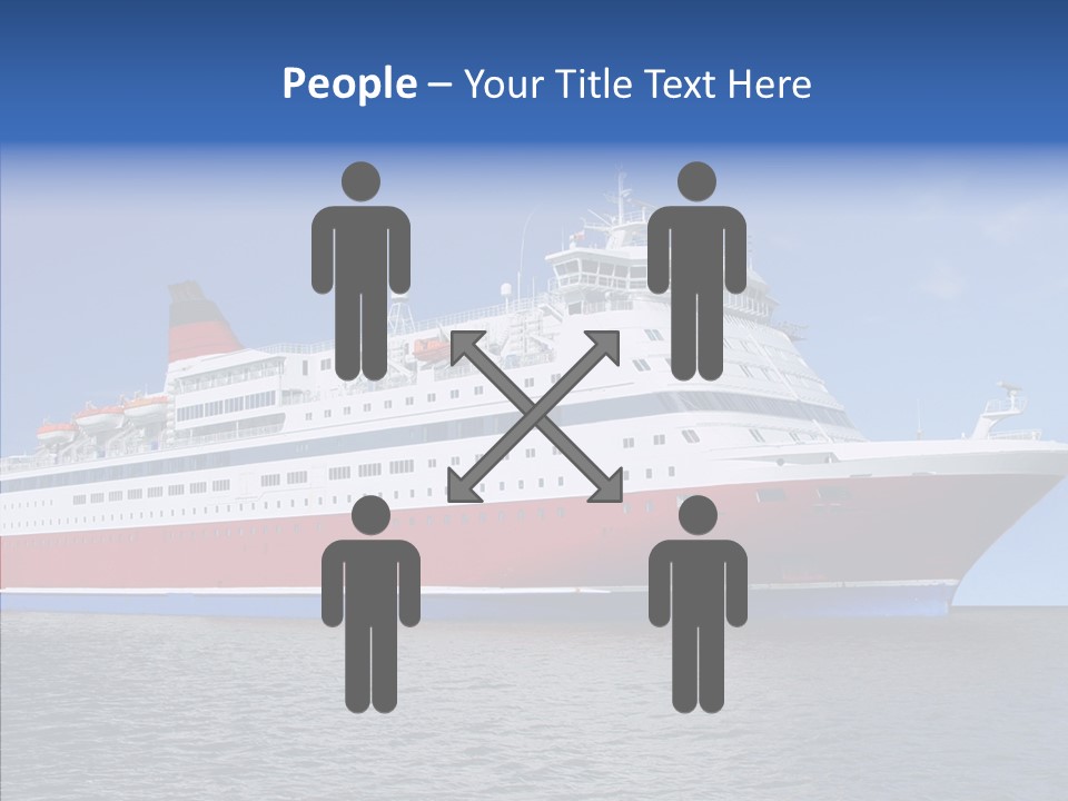 Passenger Porthole Waves PowerPoint Template