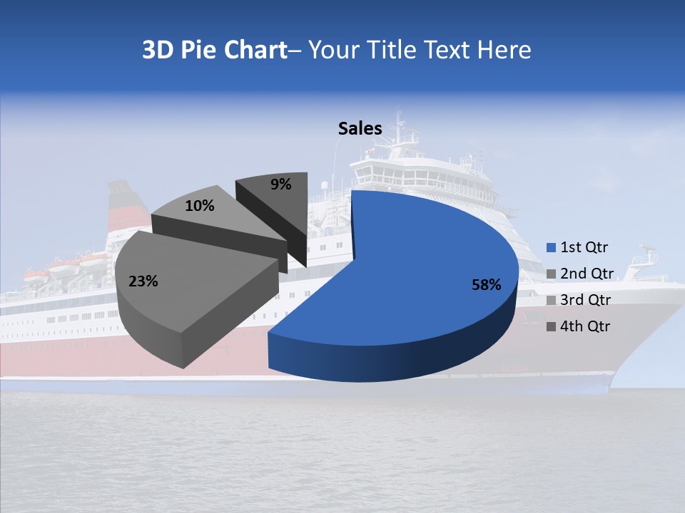 Passenger Porthole Waves PowerPoint Template