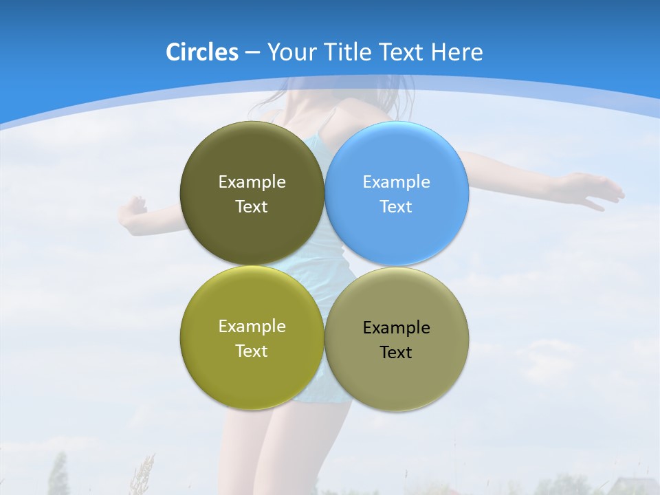 Joy Young Happiness PowerPoint Template