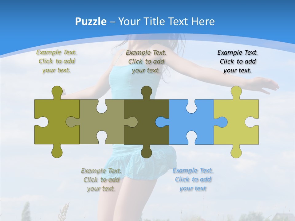 Joy Young Happiness PowerPoint Template