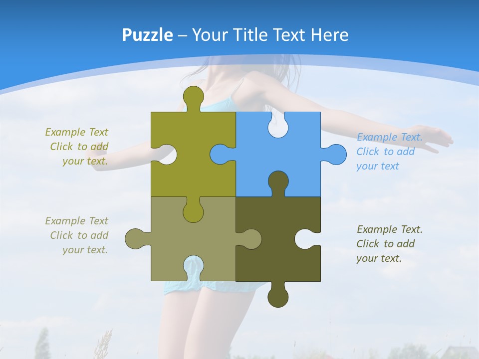 Joy Young Happiness PowerPoint Template