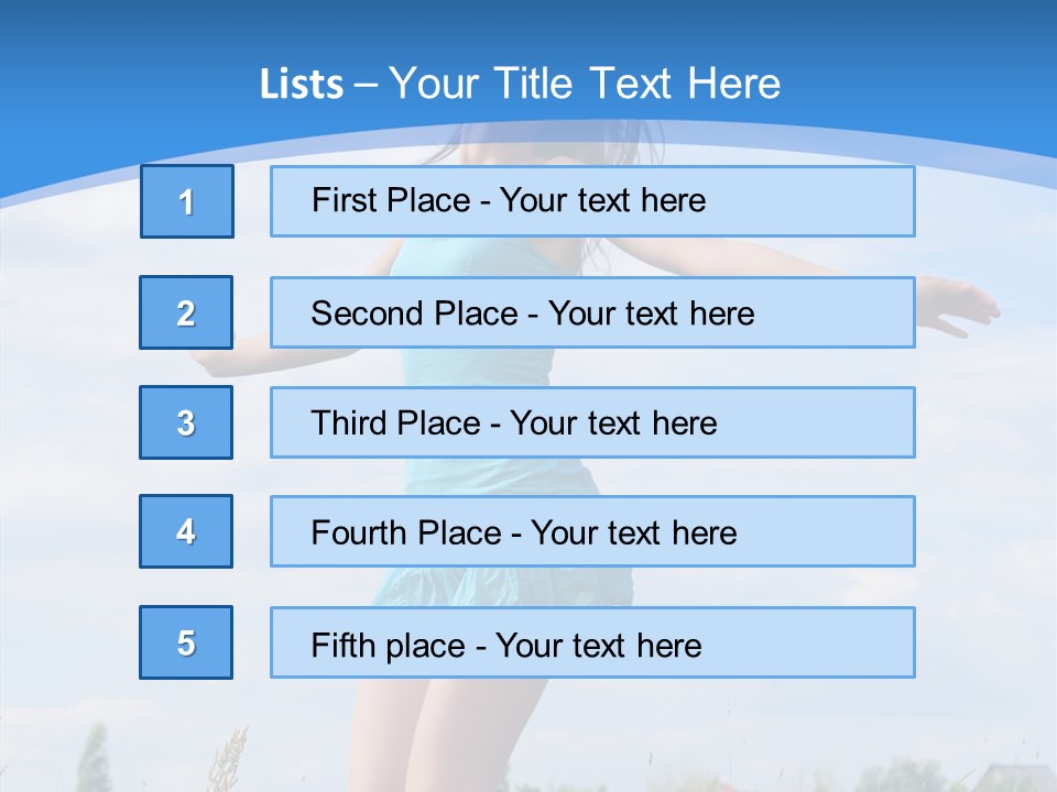 Joy Young Happiness PowerPoint Template
