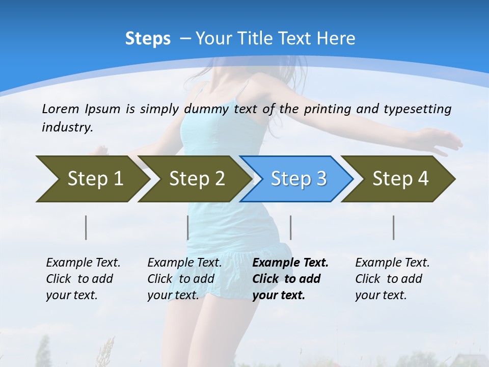 Joy Young Happiness PowerPoint Template