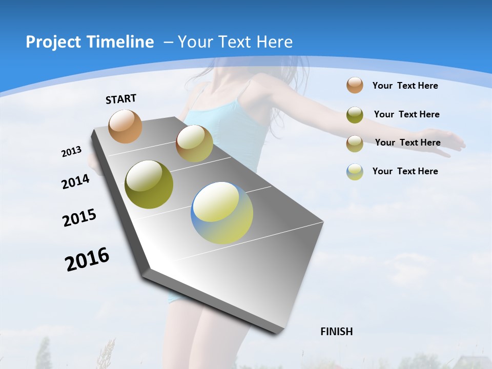 Joy Young Happiness PowerPoint Template