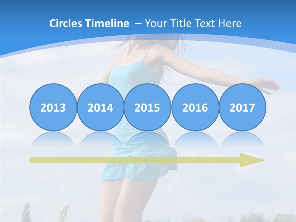 Joy Young Happiness PowerPoint Template