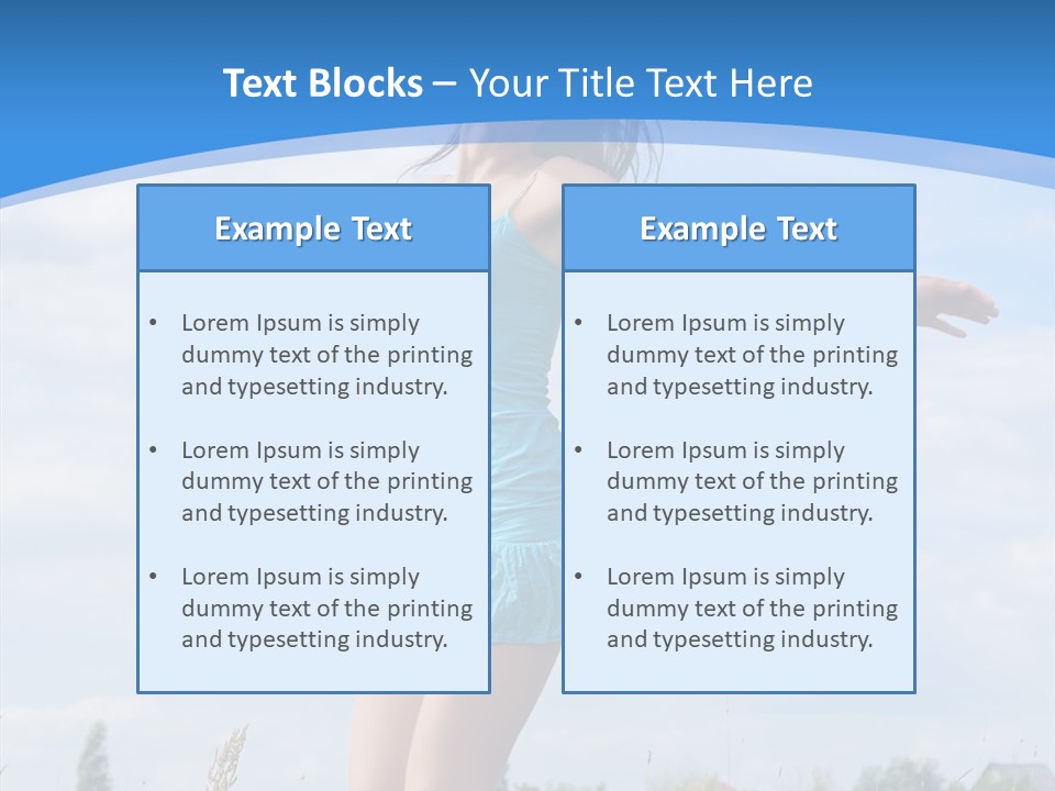 Joy Young Happiness PowerPoint Template