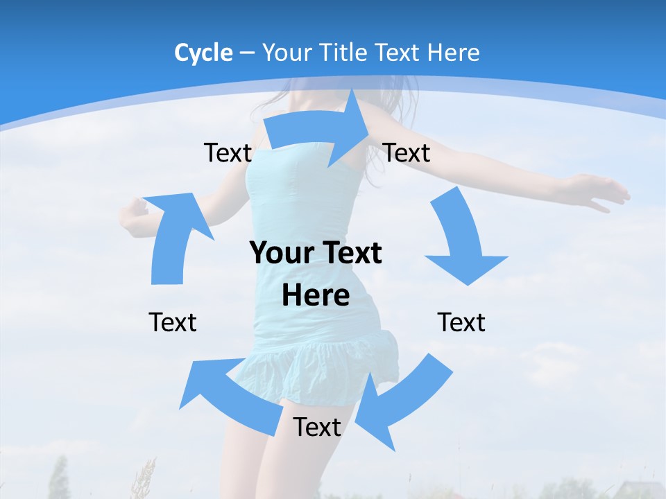 Joy Young Happiness PowerPoint Template