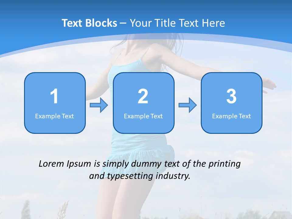 Joy Young Happiness PowerPoint Template