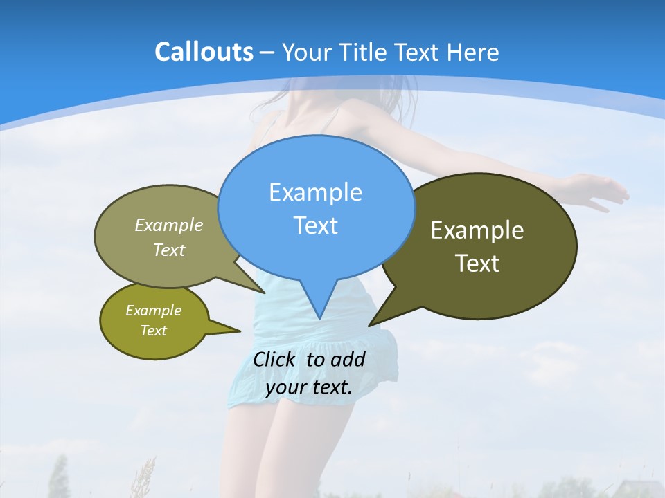 Joy Young Happiness PowerPoint Template