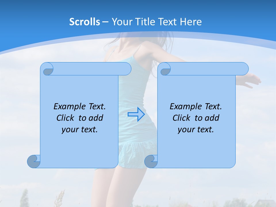 Joy Young Happiness PowerPoint Template