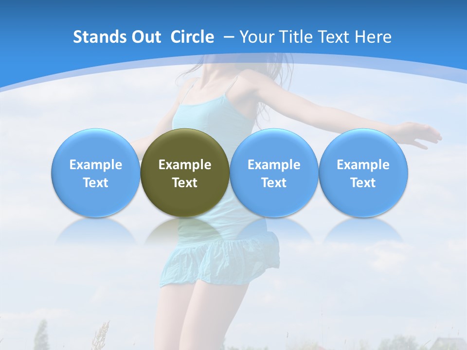 Joy Young Happiness PowerPoint Template