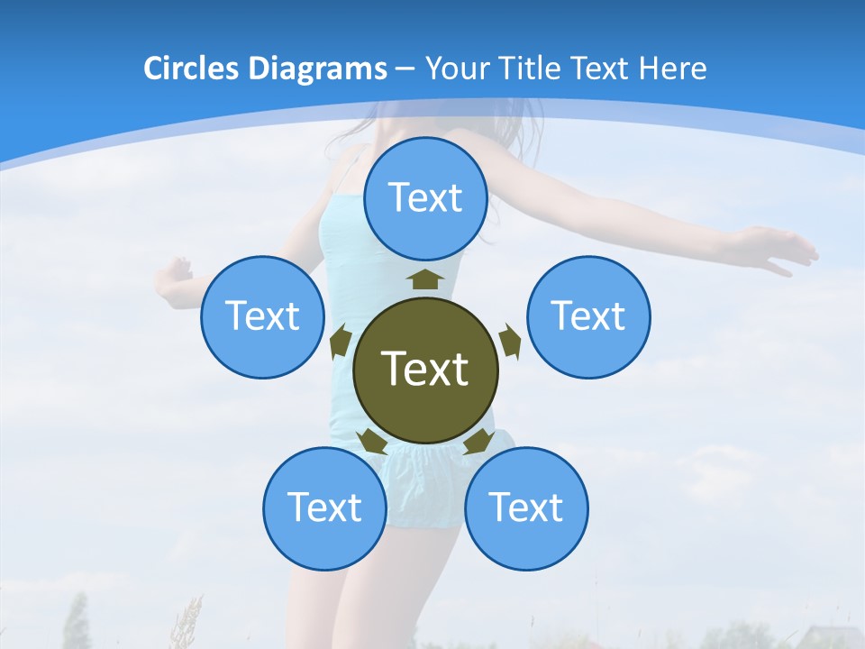 Joy Young Happiness PowerPoint Template