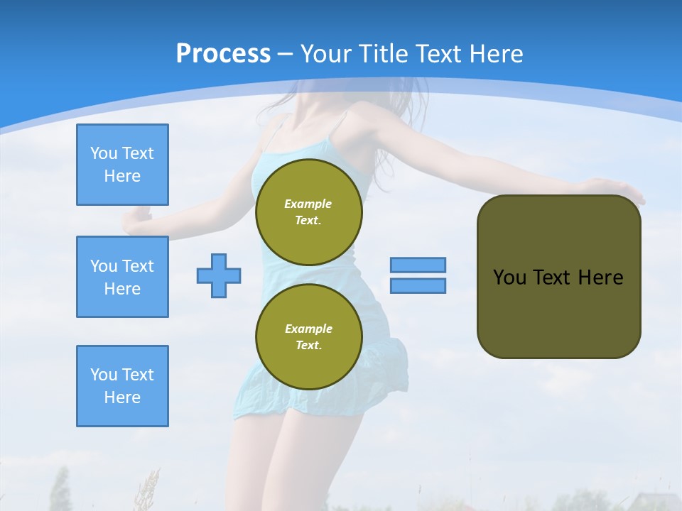 Joy Young Happiness PowerPoint Template