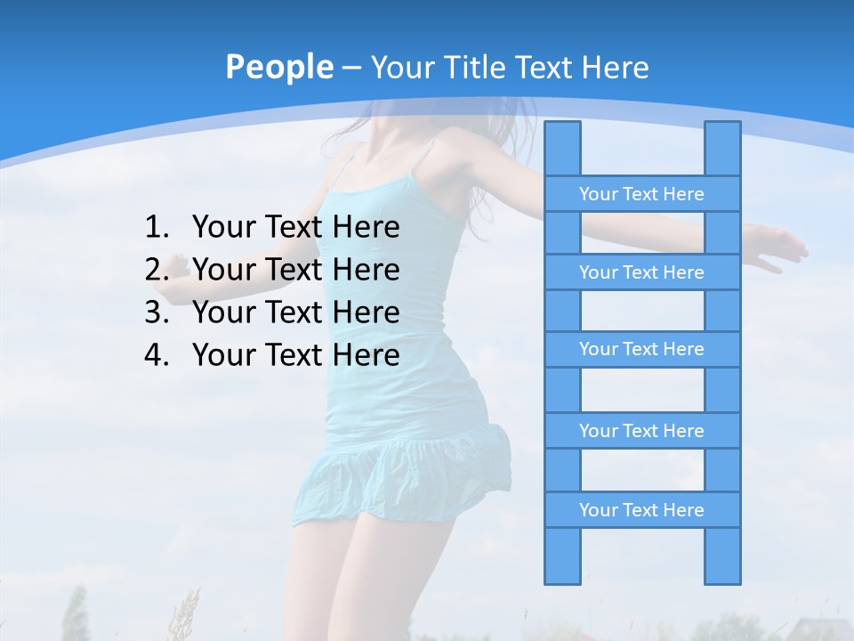 Joy Young Happiness PowerPoint Template
