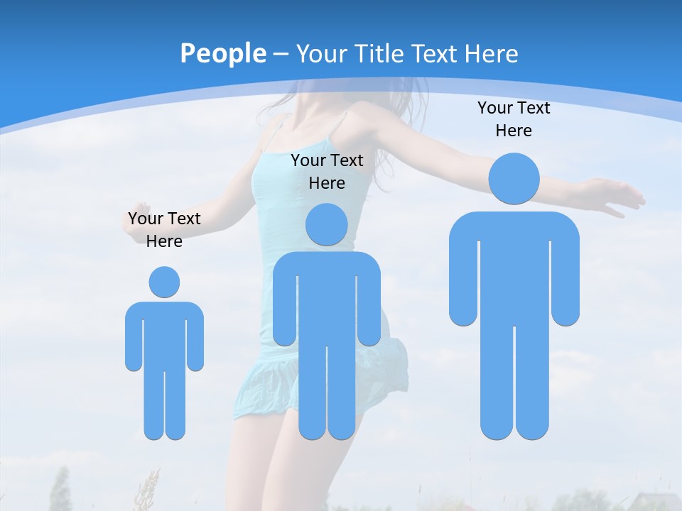 Joy Young Happiness PowerPoint Template