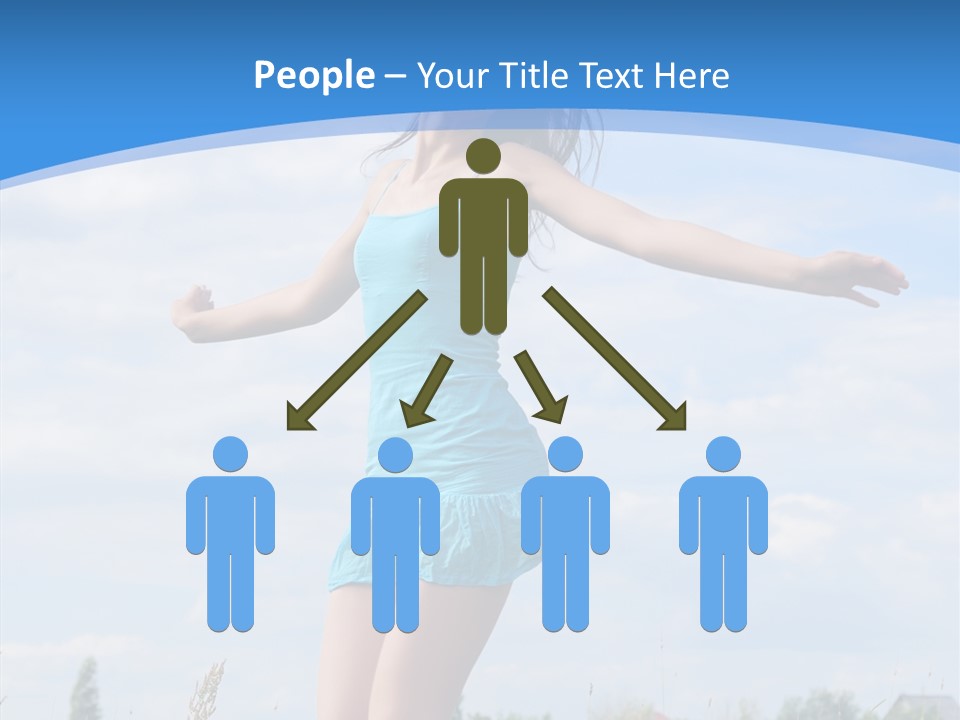 Joy Young Happiness PowerPoint Template