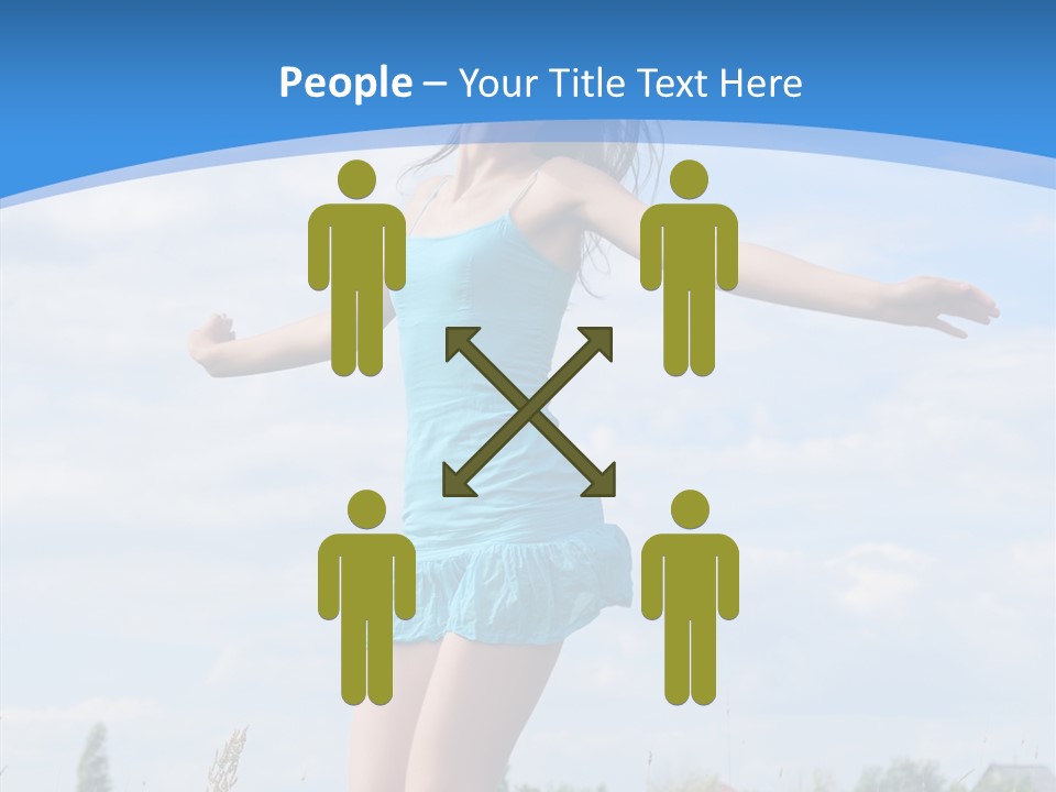 Joy Young Happiness PowerPoint Template