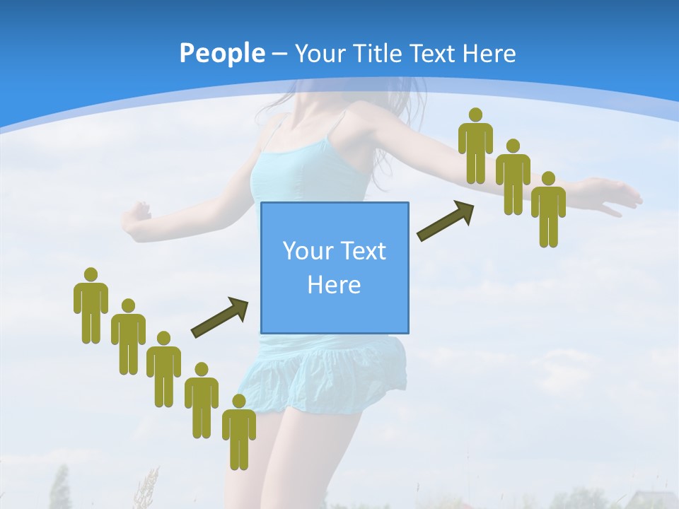 Joy Young Happiness PowerPoint Template