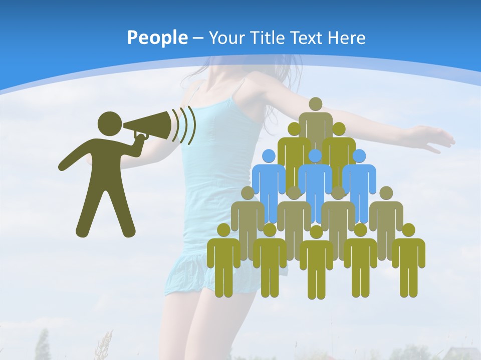 Joy Young Happiness PowerPoint Template