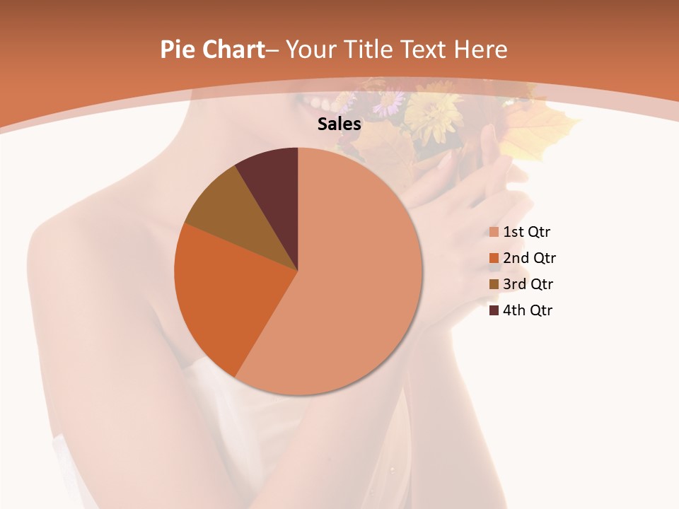 Hairstyle Flower Cheerful PowerPoint Template