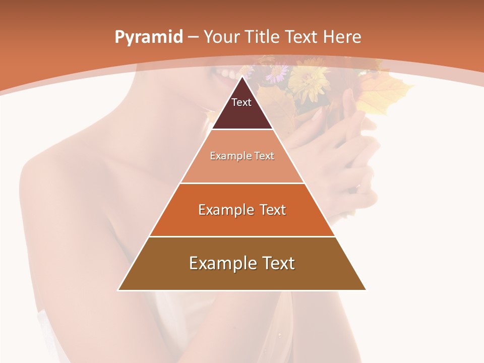 Hairstyle Flower Cheerful PowerPoint Template