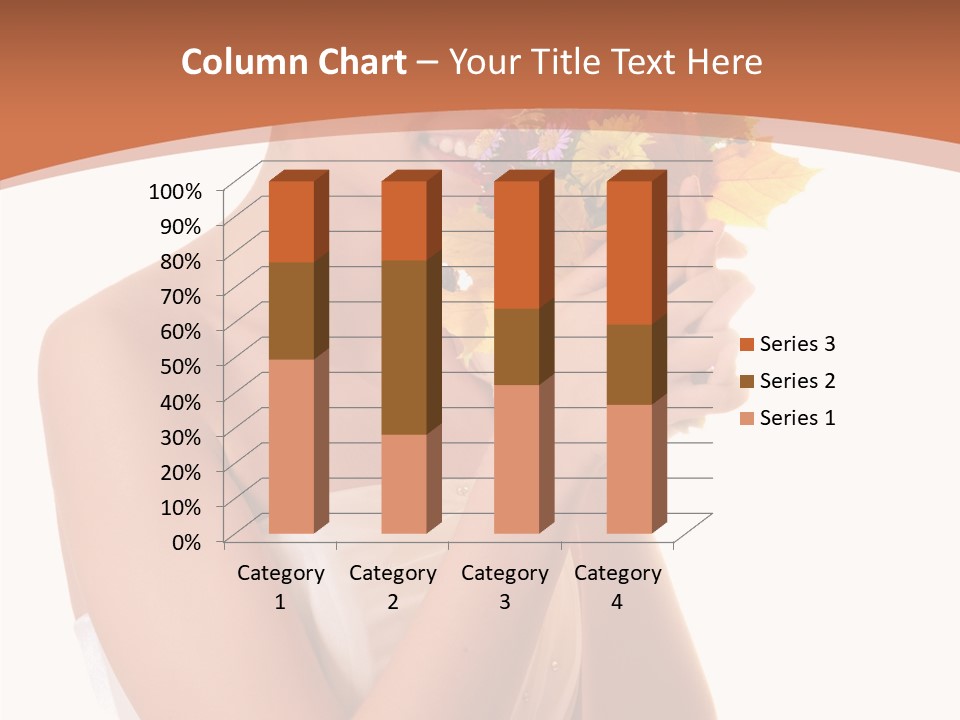 Hairstyle Flower Cheerful PowerPoint Template