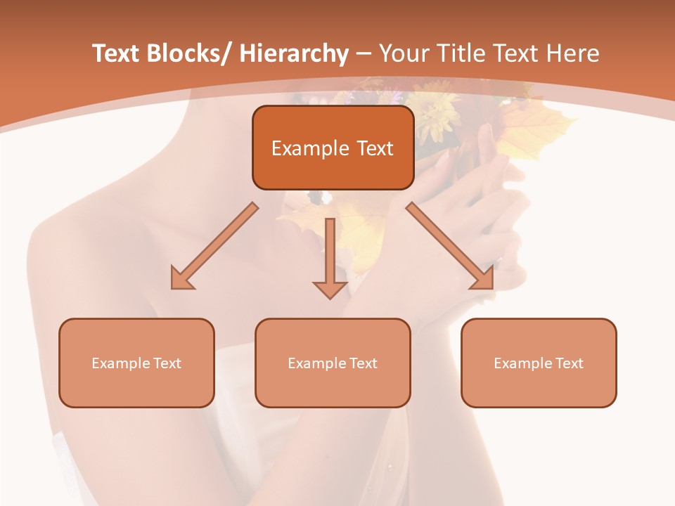 Hairstyle Flower Cheerful PowerPoint Template