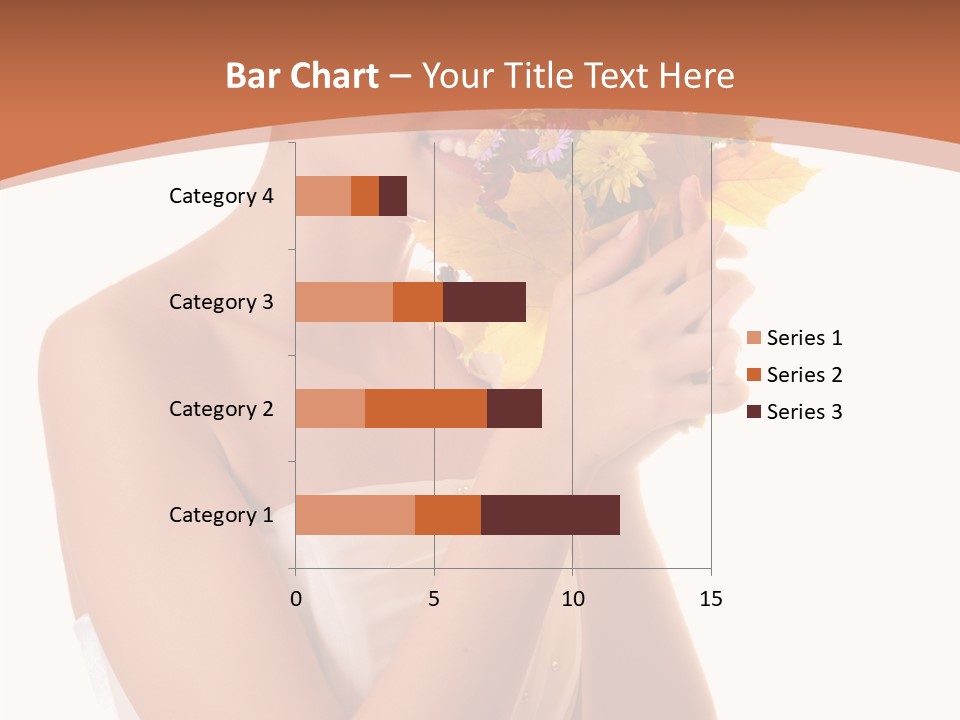 Hairstyle Flower Cheerful PowerPoint Template