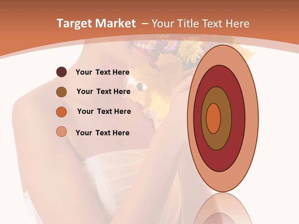 Hairstyle Flower Cheerful PowerPoint Template