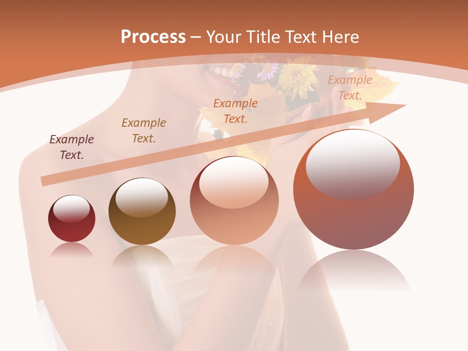 Hairstyle Flower Cheerful PowerPoint Template