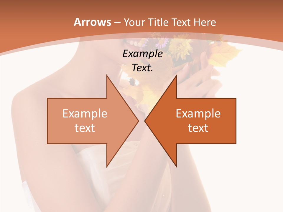 Hairstyle Flower Cheerful PowerPoint Template