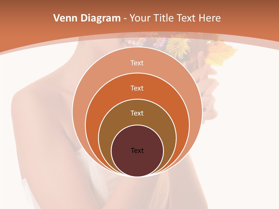 Hairstyle Flower Cheerful PowerPoint Template