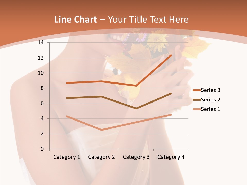 Hairstyle Flower Cheerful PowerPoint Template