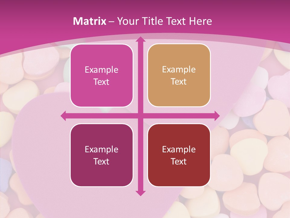 Candy Flirt Blank PowerPoint Template