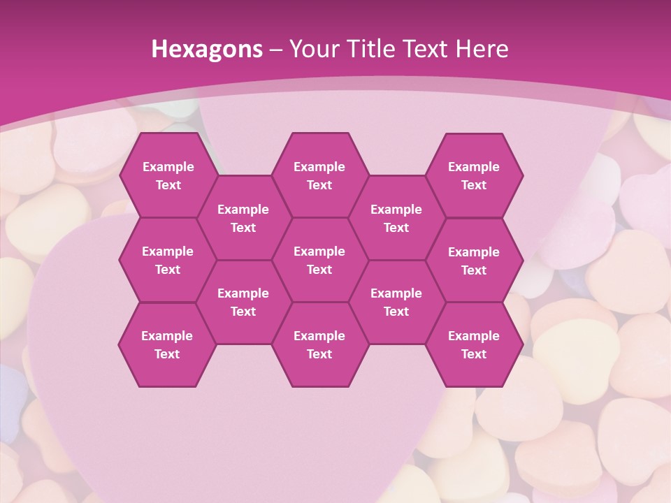 Candy Flirt Blank PowerPoint Template