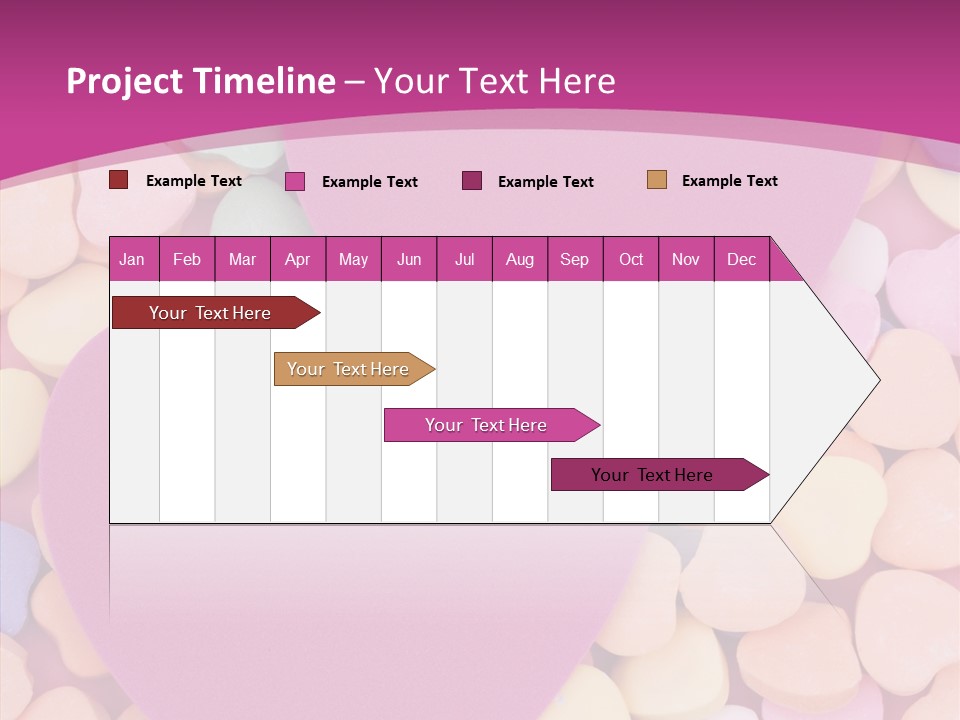 Candy Flirt Blank PowerPoint Template