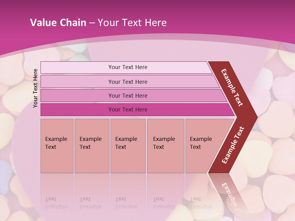Candy Flirt Blank PowerPoint Template