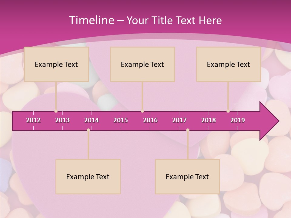 Candy Flirt Blank PowerPoint Template
