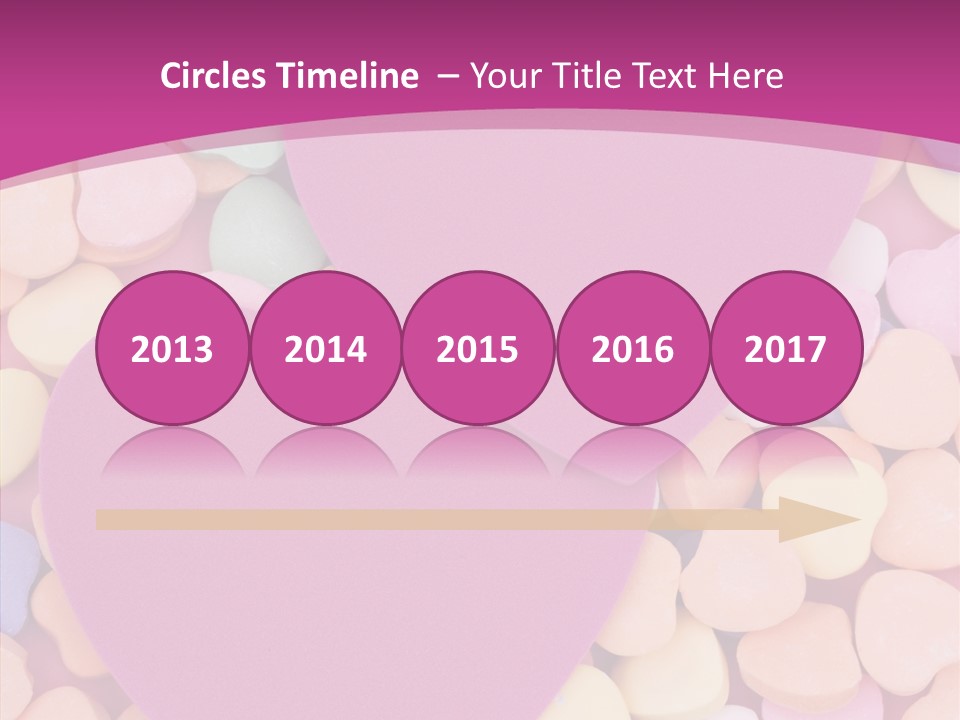 Candy Flirt Blank PowerPoint Template