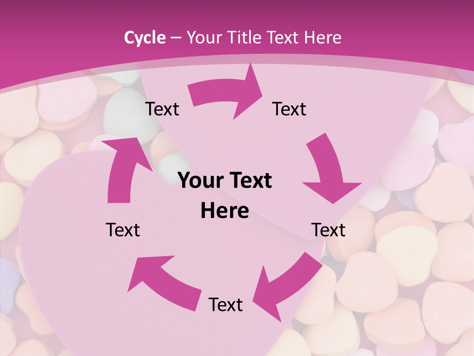 Candy Flirt Blank PowerPoint Template