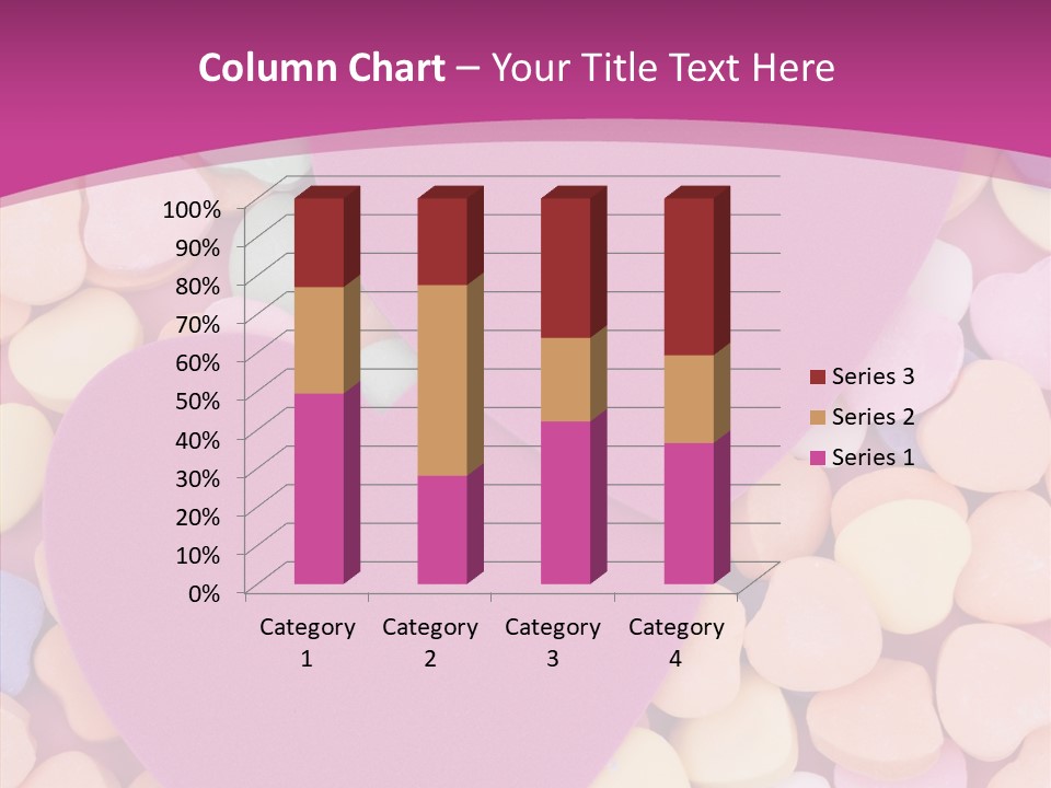 Candy Flirt Blank PowerPoint Template