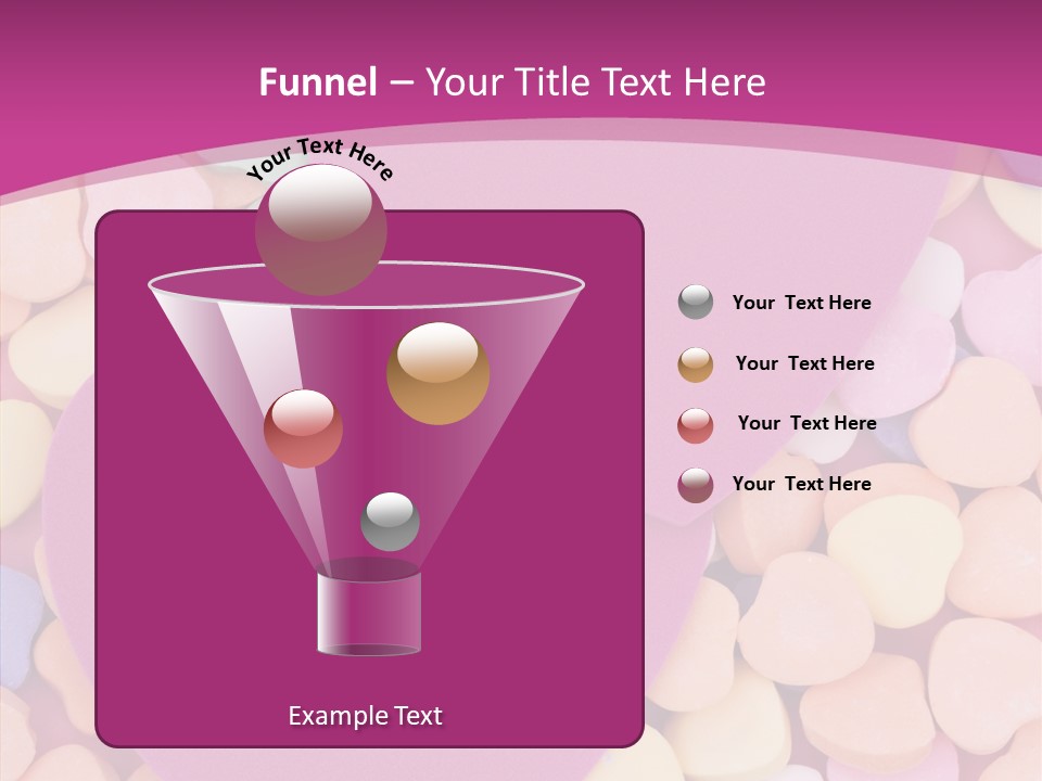 Candy Flirt Blank PowerPoint Template