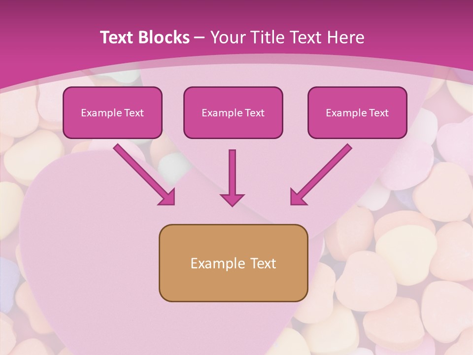 Candy Flirt Blank PowerPoint Template