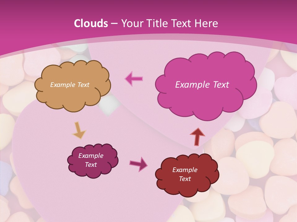Candy Flirt Blank PowerPoint Template