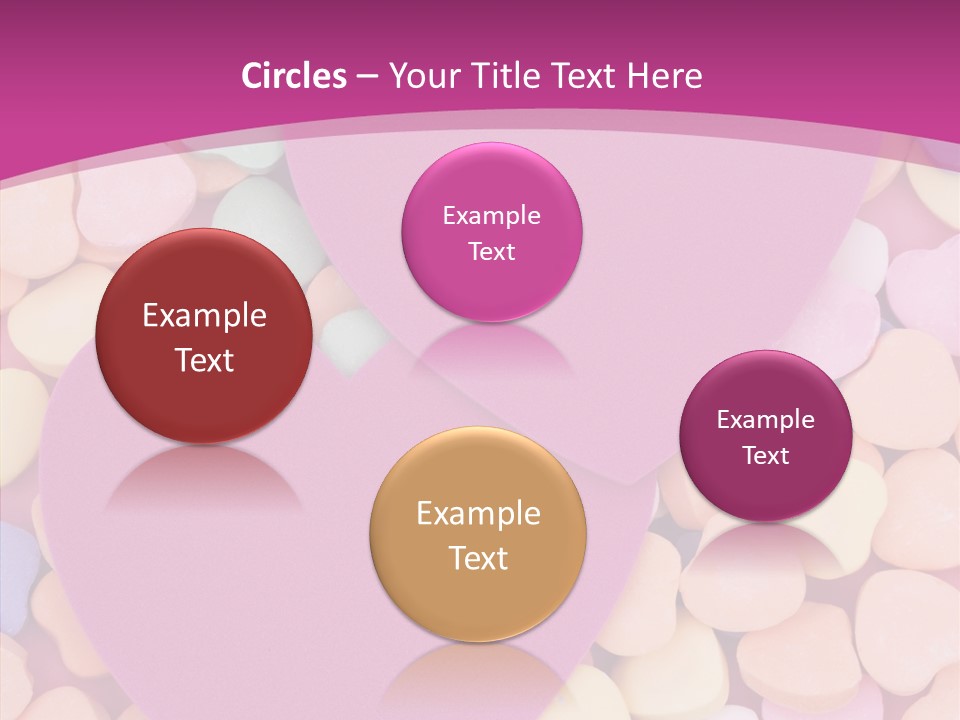 Candy Flirt Blank PowerPoint Template