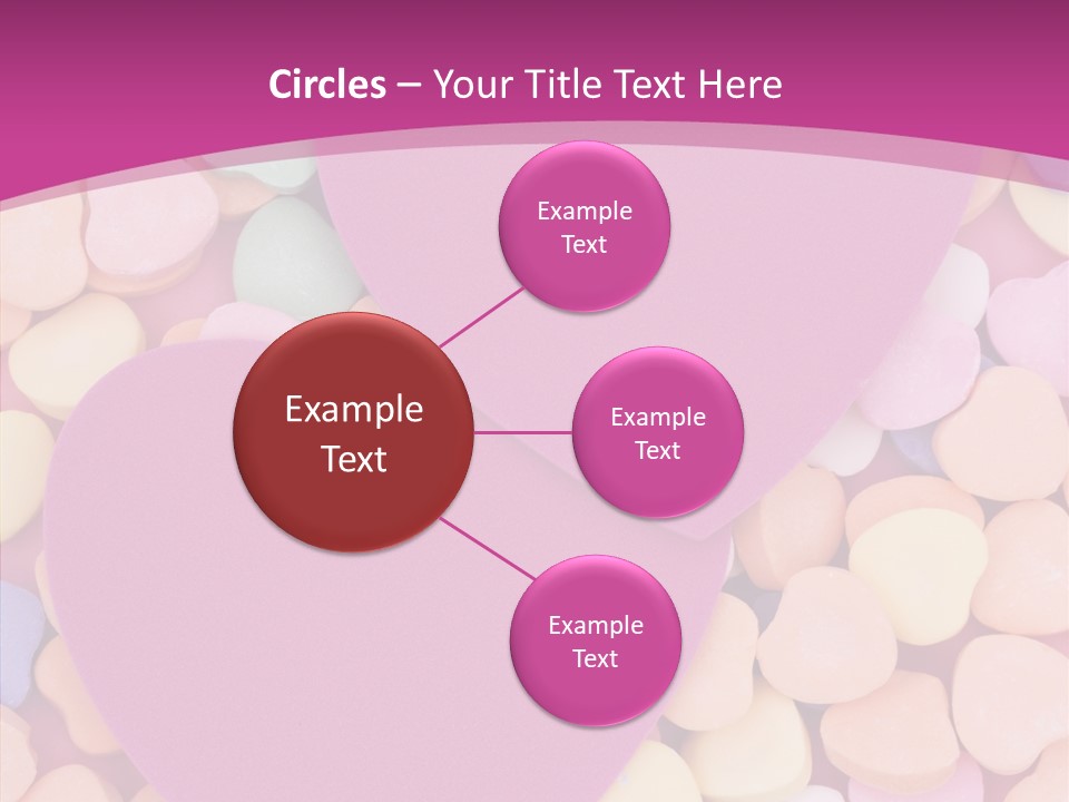 Candy Flirt Blank PowerPoint Template