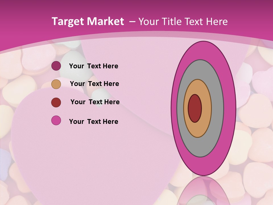 Candy Flirt Blank PowerPoint Template