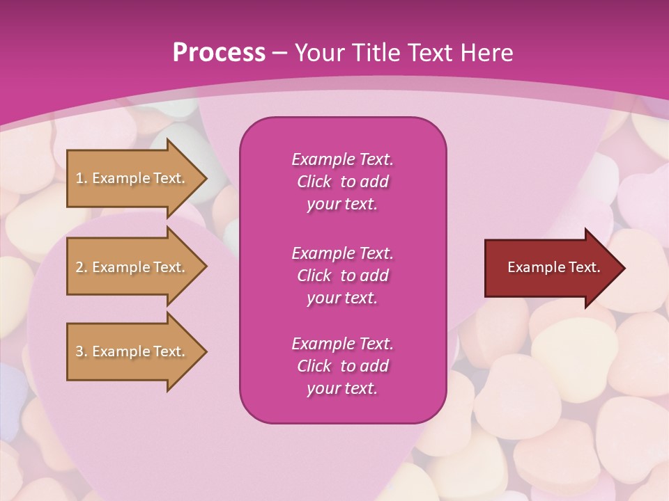 Candy Flirt Blank PowerPoint Template