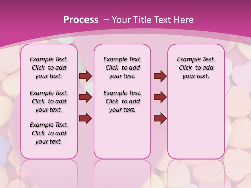 Candy Flirt Blank PowerPoint Template