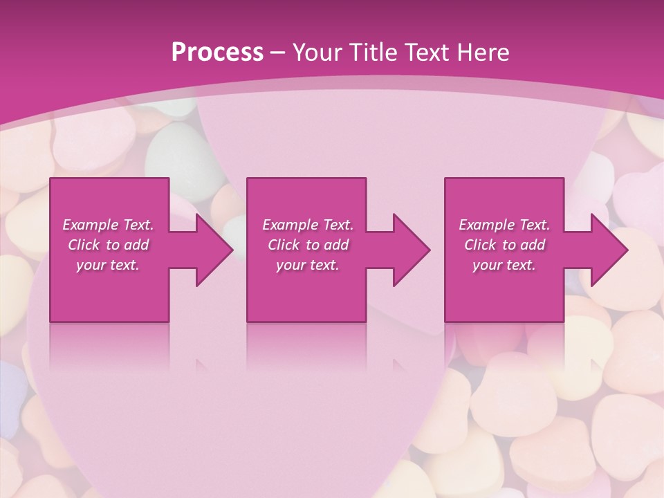 Candy Flirt Blank PowerPoint Template
